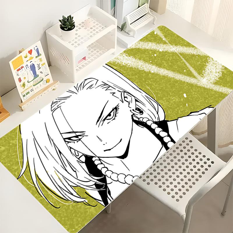 Mousepad Laptop Office Cabinet Keyboard Pad Gaming Desk Mat Large Mouse Pad Dragon Ball Android 18 Non-slip Rubber Extended Pad