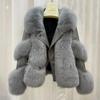 Winter New Women's Imitation Fox Hair Cotton Casual Fashionable Fur Coat Loose and High Quality Imitation Fur Coat