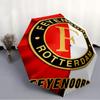 Printed Feyenoord Rotterdam logo Printed Folding Umbrella,Outdoor,Leisure,And Travel Umbrella,Durable Umbrella Fabric,Birthday And Holiday Gift