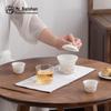 Japanese Style Ceramic Gongfu Travel Tea Set