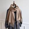 Luxury Winter Cashmere Scarf Women  Design Warm Pashmina Blanket Poncho Scarves Female Shawl Wraps Thick Foulard Bufanda