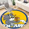 1pc Tom Jerry Office Round Area Rug, Under Office Chairs Bedroom Living Room Home Decor, Room Decoa1016105
