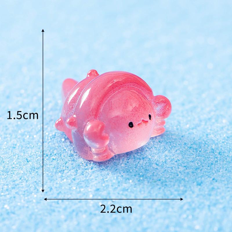 10Pcs Multicolors Mini Marine Animal Miniatures Resin Ornaments Fairy Garden Decoration Micro Landscape