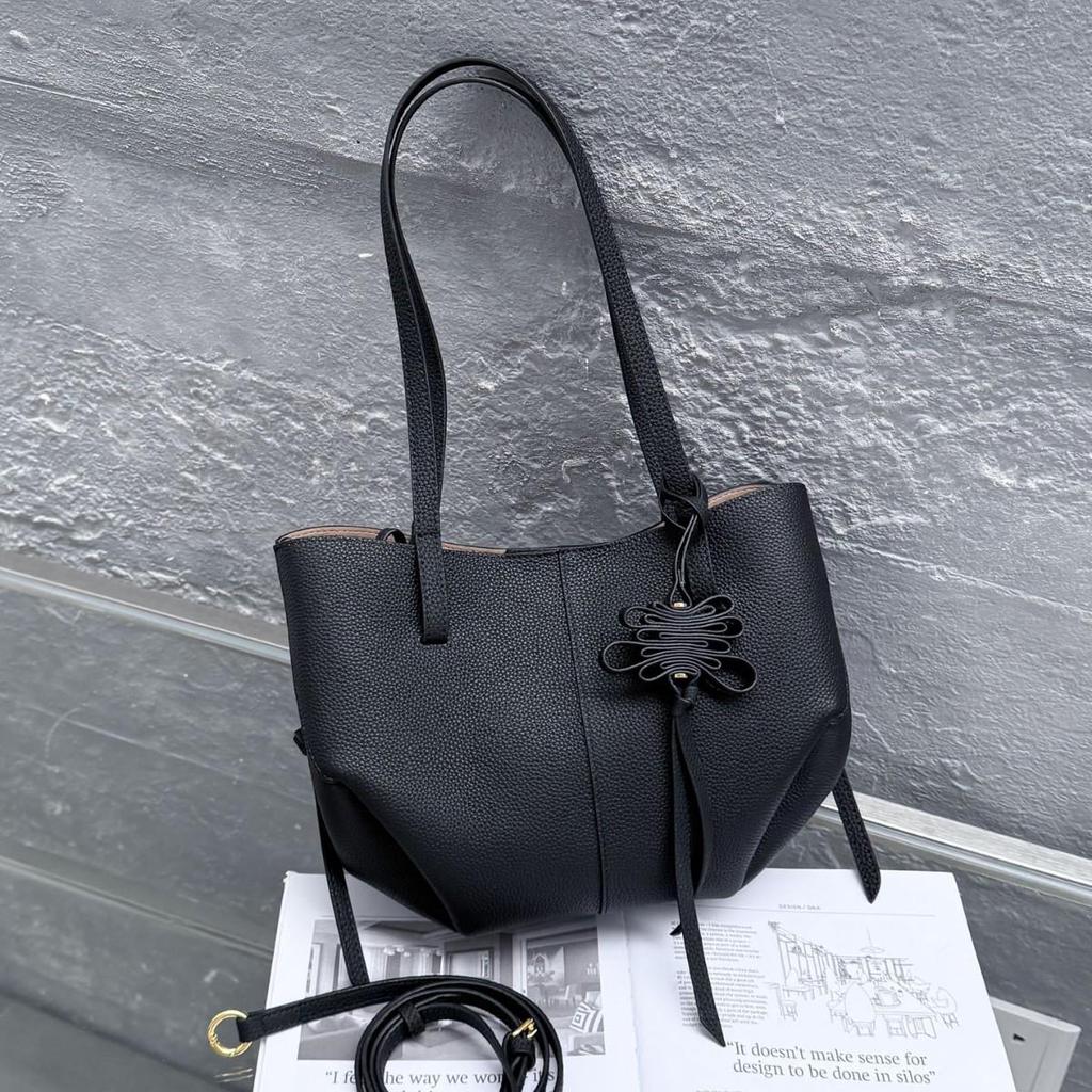 Vintage-Style Folding Basket Tote: Large Capacity Cowhide Bag for Women