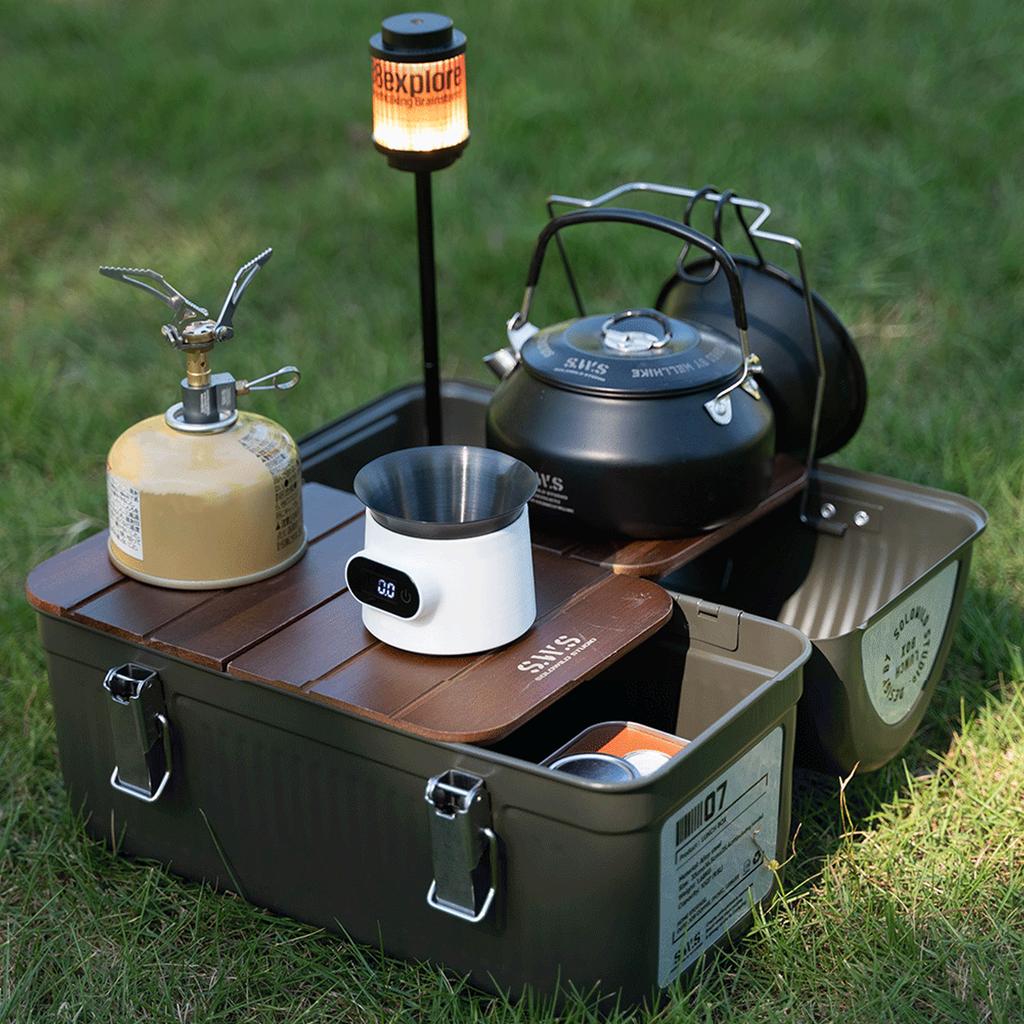 Винтажный металлический ланчбокс с ручкой и защелкой Ретро металлические контейнеры Коробки для хранения Хранит еду Напитки Бутылка для воды