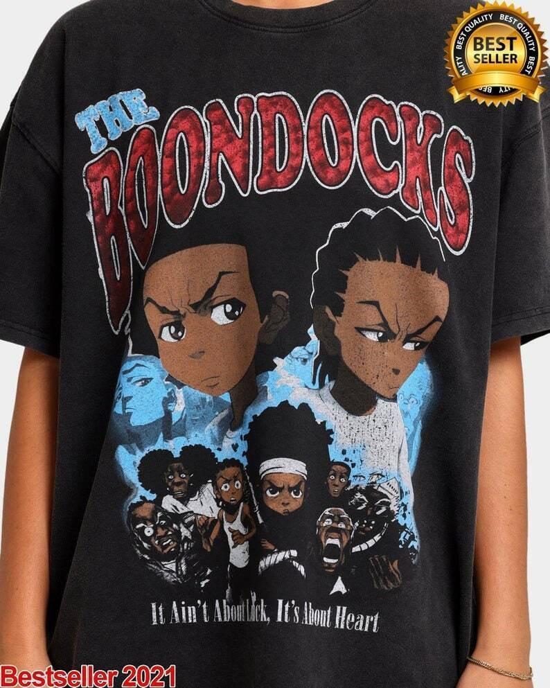 Футболка The Boondocks, Винтажная футболка, Унисекс футболка, Подарок мужчине женщине Футболка Унисекс футболка