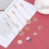 Style Retro Red-crowned Crane Pendant Metal Tassel Personality Book Clip Bookmark Pagination Mark