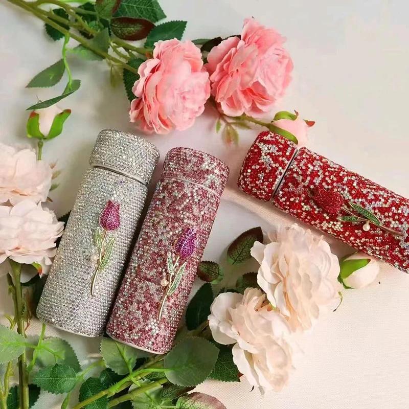 150 мл мини-изолирующая кружка с двойными стенками из нержавеющей стали, бутылка для воды, портативный термос, термос, блестящая ромбовидная кружка для кофе