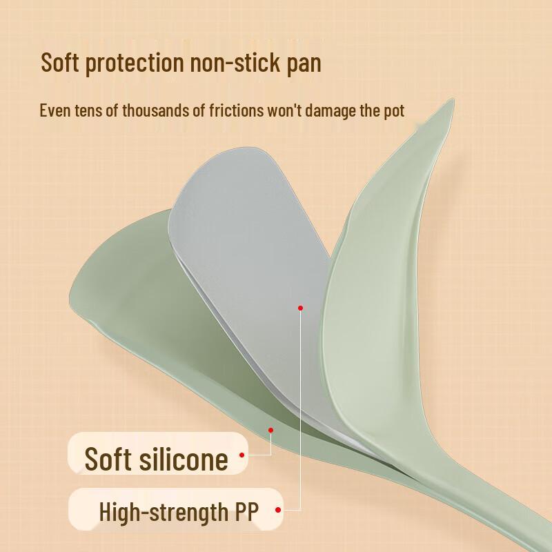 CooKing Emperor Pine Green Silicone Spatula and Spoon Set