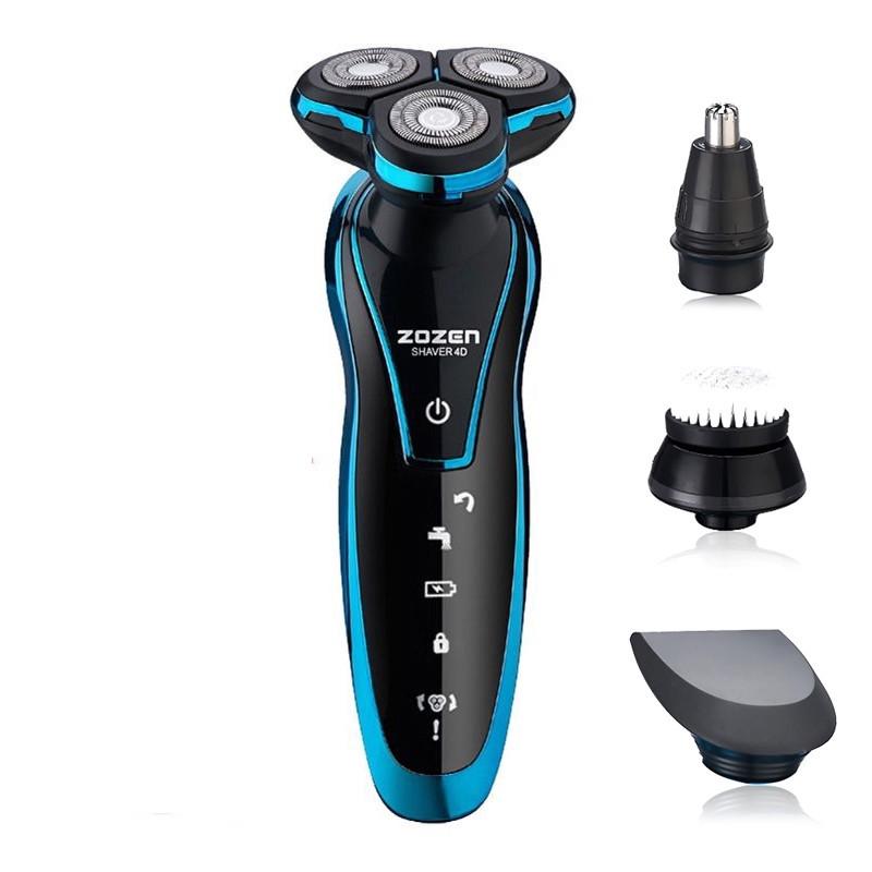 Электробритва перезаряжаемый электрический триммер для бороды бритвенный станок для мужчин бритва для бороды влажная и сухая двойное использование моющиеся