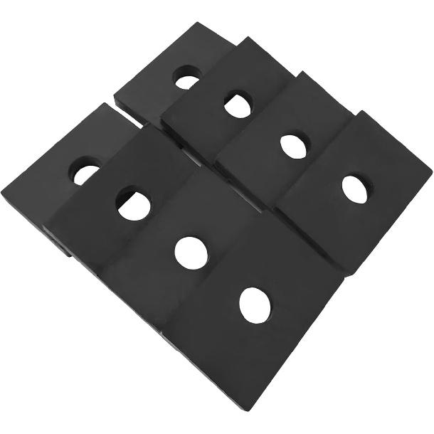 8Pcs Rubber Bed Mount Pad, Trucks Bed Mount Pad Kit Compatible with Chevy Gmc C10 C20 Truck 1947-1987