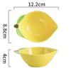 European Lemon Shape Dinner Plate Creative Cute Sauce Dish Ceramic Kitchen Tableware Dessert Breakfast Plate Rice Soup Bowl