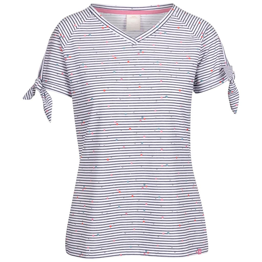 Womens/Ladies Fernie Striped V Neck Top