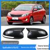 Kia K2 (11-15) Exterior Mod Kit: Horn Rearview Mirror with Light & Reverse Housing