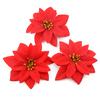 Ornament Home Decor Poinsettia Christmas Tree Xmas Supplies Flowers Christmas Pendant Xmax Ornament KTY