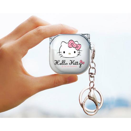 Sanrio Hello Kitty Galaxy Buds Live/Buds Pro/Buds 2/Buds 2 Pro Clear Hard Case, a Popular Character In Korea