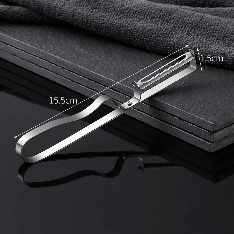 Творческий Фруктовый Овощечистка Нержавеющая Сталь Картофель Огурец Острый Скребок Рубанок Гаджеты Для Домашней Кухни