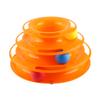 Cat Kitty Interactive Pet Toy Amusement Plate Trilaminar Crazy Ball Disk Durable