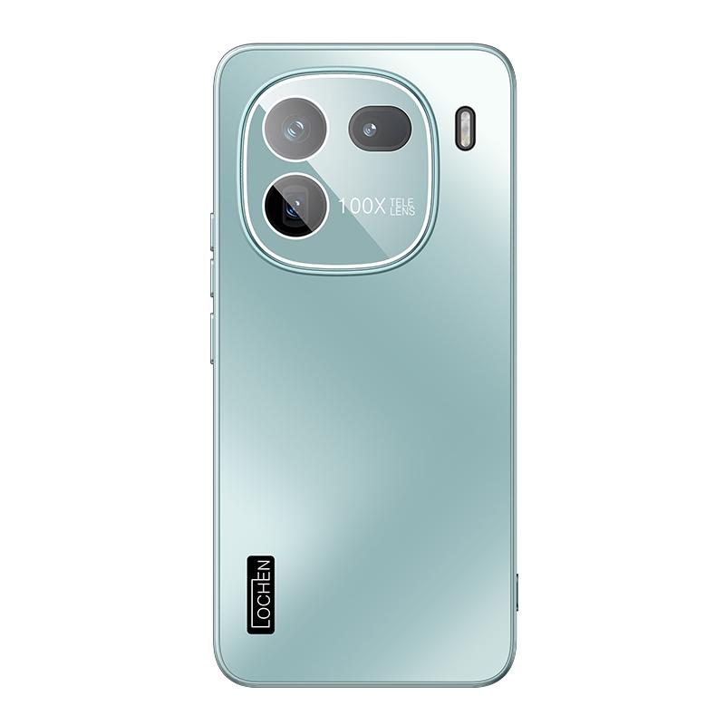 Для vivo iQOO 12 Pro Dazzle Plating Корпус ПК Камера Полное покрытие с пленкой для объектива Супер против падения Силикагель Край Противоскользящий чехол Защитный чехол