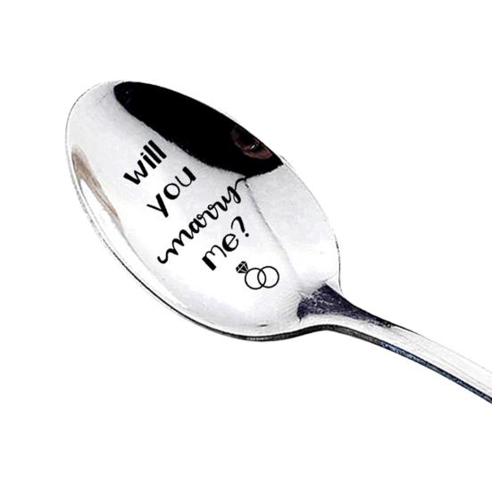 Длинная ручка для еды, ложка для еды, свадебный банкет, большая поверхность зеркала для десерта, легкая очистка