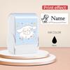 Персонализированный штамп с именем Cinnamoroll – Водонепроницаемые чернила для сумки, книги, тетради, школьных принадлежностей и рождественских подарков