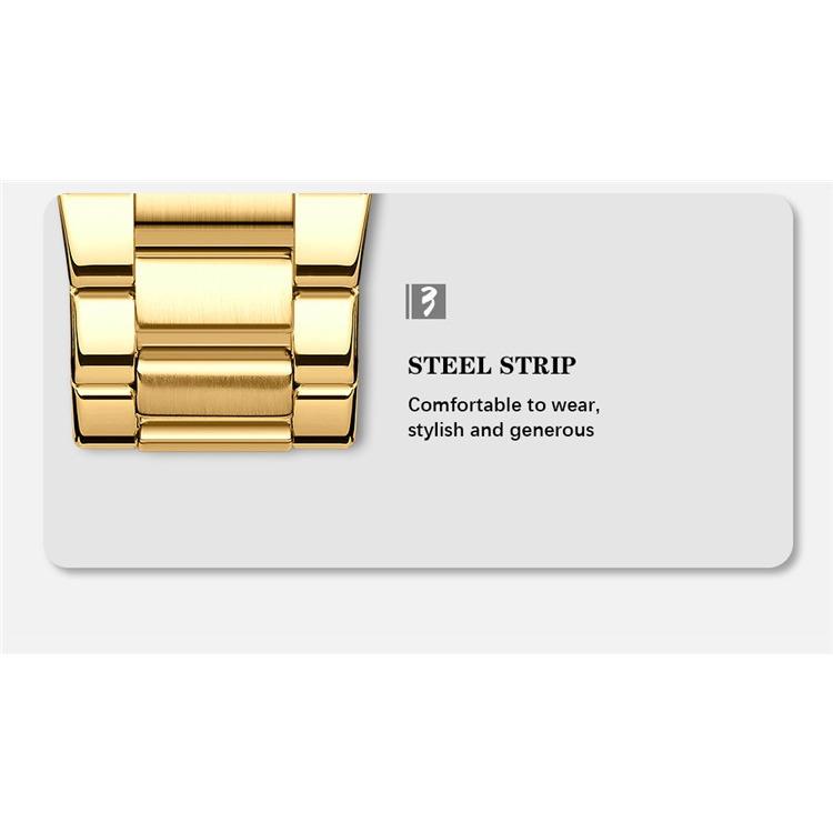 CRRJU Новые часы 5007 Мужские часы с ремешком из нержавеющей стали Простые деловые часы