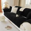 Осенний домашний шенилловый полосатый чехол Funda Sofa Mat Non-Slip Black Sofa Cushion Couch Sofa Covers Mat