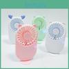 Handheld Mini Usb Fan With Holder Portable And Adjustable For Outdoor Travelling