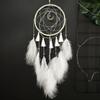 Dream Catcher Eye-catching Creative Shape Iron Ring LED Moon Dream Catcher Wall Art Ornament for Home