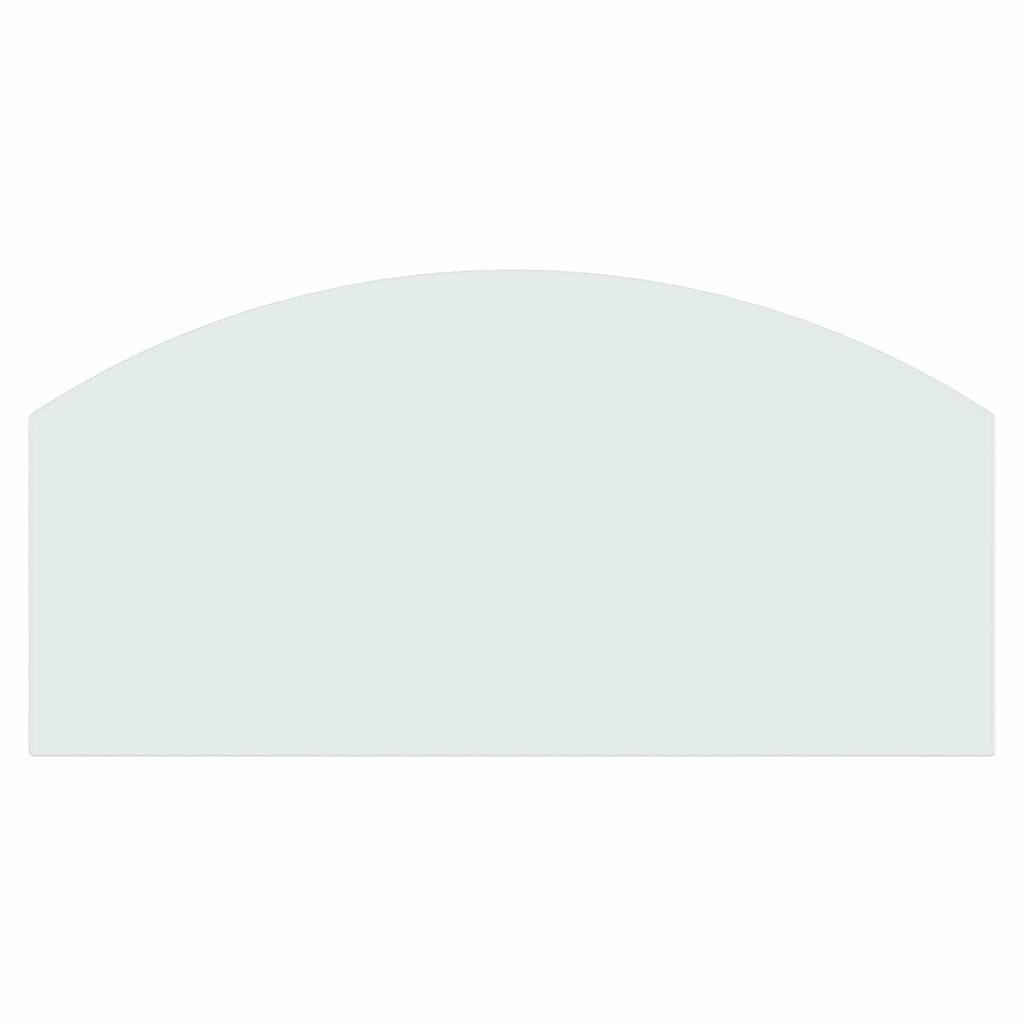 Fireplace Glass Plate Transparent 100 x 50 cm Glass