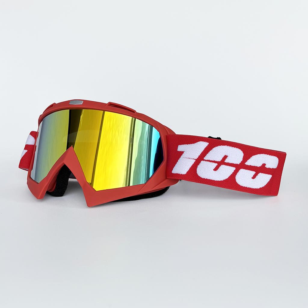 Мотоциклетные очки Очки для мотокросса Очки для горного велосипеда, квадроцикла, мотокросса, внедорожные очки Маска со съемными линзами Защита от ветра и ультрафиолета Велоспорт на открытом воздухе