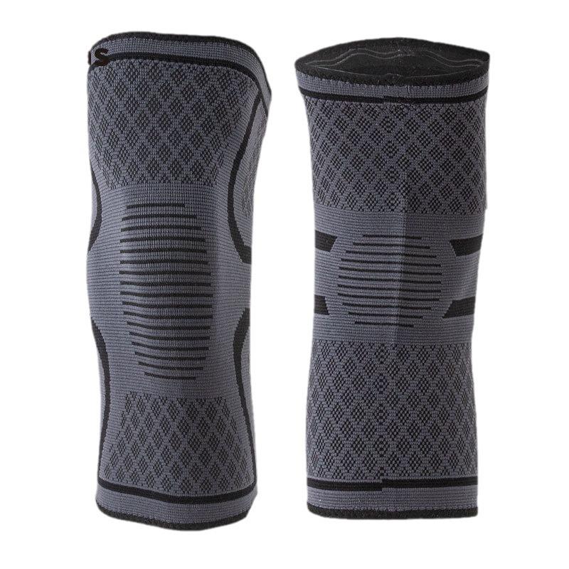 Knitted Sports Knee Pads Running Basketball Cycling Fitness Non Slip Men's and Women's Breathable Warm Nylon Knee Pads