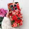 Чехол для Xiaomi Redmi Note 14 Pro 5G 2025 Новый Стильный Цветочный Мягкий Силикон ТПУ Чехол для Телефона Для Redmi Note 14 Pro+ Плюс Защита