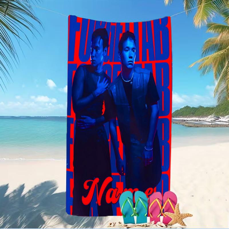Customizable personalized beach towels Marcus and Martinus themed designs.Suitable for the beach, yoga, sports;ideal as beach accessories