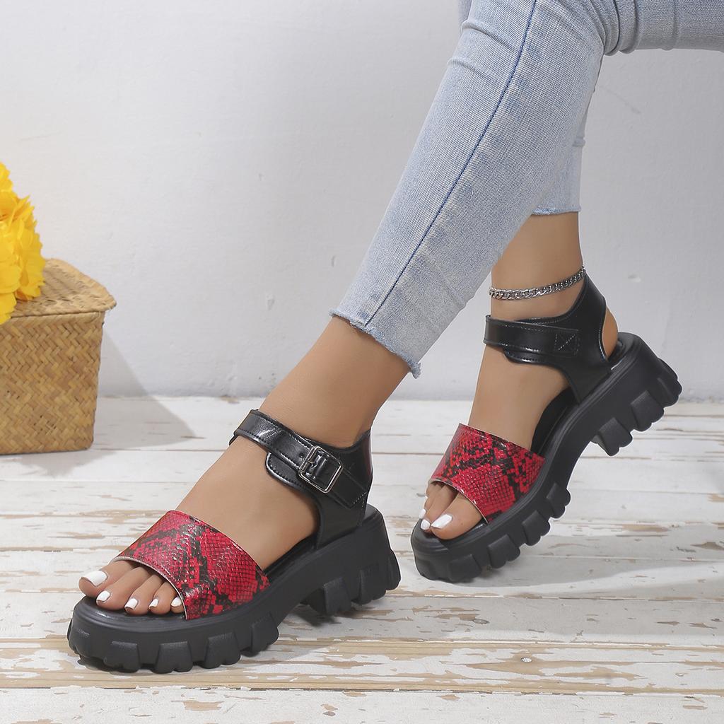 Модные женские сандалии летние модные женские сандалии на платформе с открытым носком на высоком каблуке сандалии с пряжкой