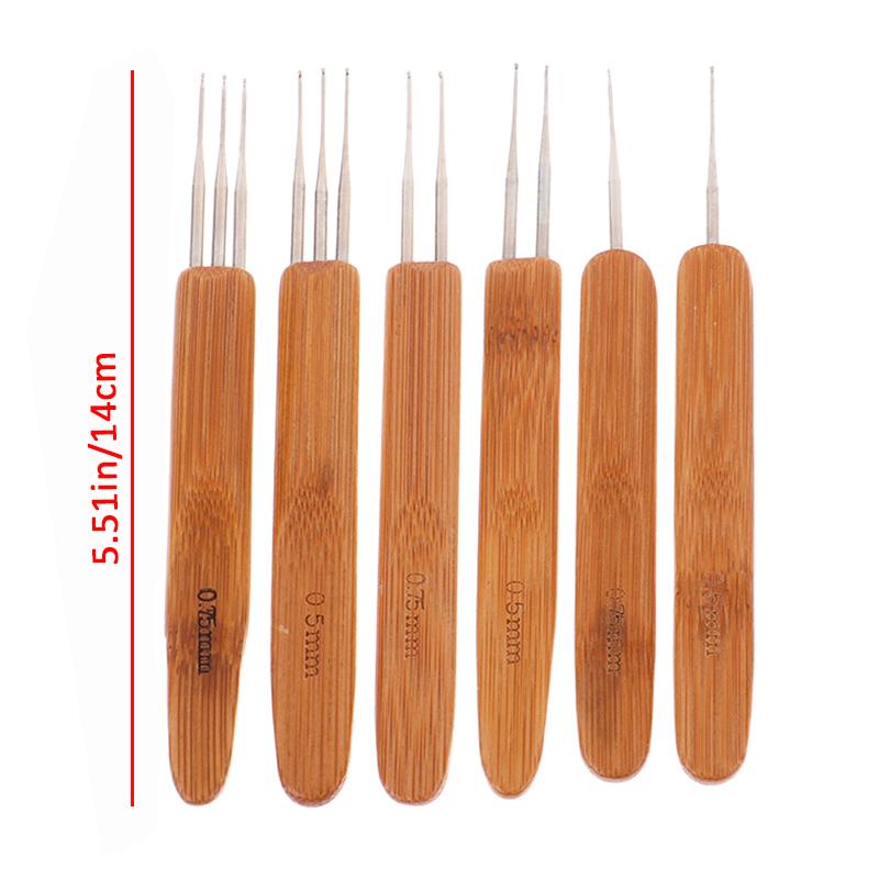 3 шт./лот двойной головкой дред крючком иглы крючок для наращивания волос инструмент для плетения