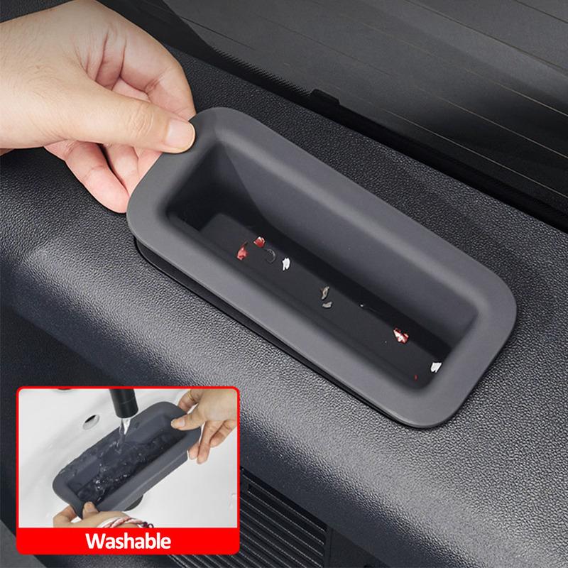 2 Pcs For BYD Leopard 5 Tailgate Silicone Storage Box Car Modification Accessories Original Car Color Storage Anti Scratch Pad