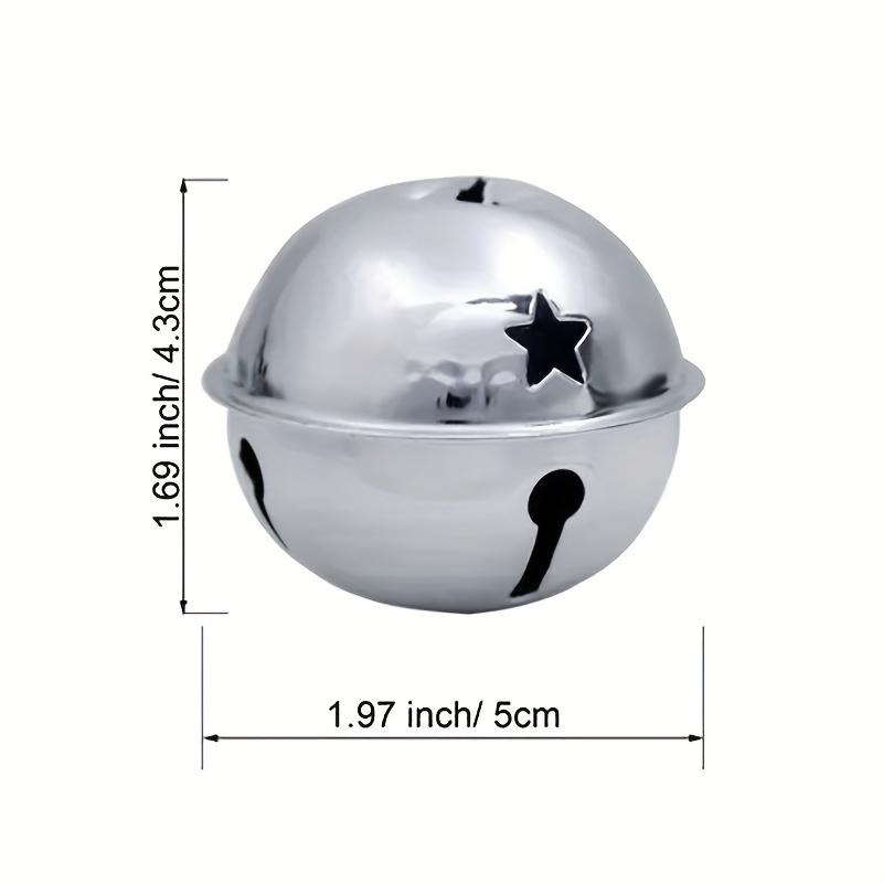 10 шт. Рождественские колокольчики с пятью звездами, поделки, колокольчики для дома, праздничное украшение, рождественские украшения, свадебные украшения, подарочные украшения, поделки, изготовление поделок