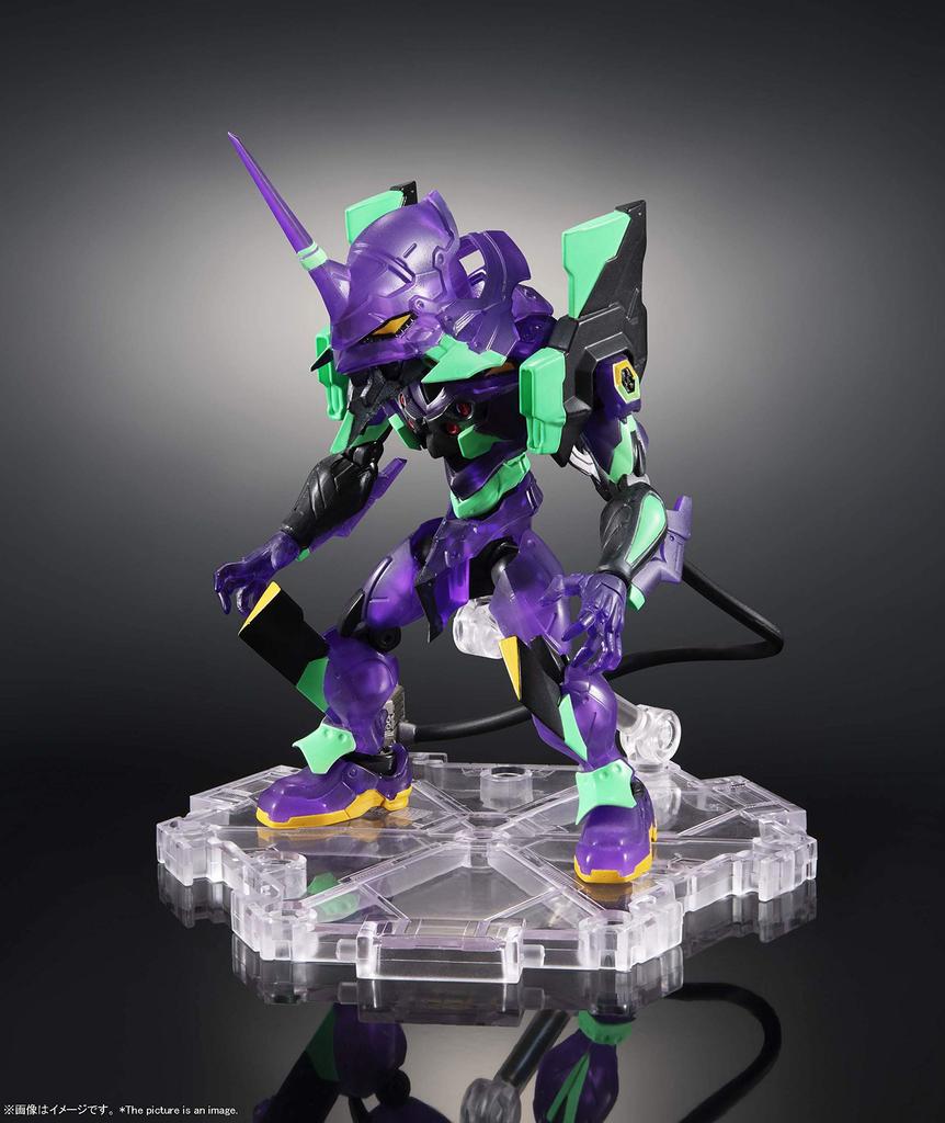 TAMASHII NATIONS NXEDGE STYLE Neon Genesis Evangelion Evangelion Combat 100mm ABS PVC Painted Action Figure [EVA UNIT] Unit-01 (Night Specification)