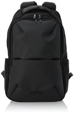 РЮКЗАК POWELL JR ВЕГАНСКАЯ КОЖА ТКАНЬ CORDURA BALLISTIC ЧЕРНЫЙ