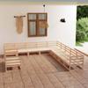 Day and Night - Day and Night Garden Furniture Set 11 Pieces Solid Pine Wood