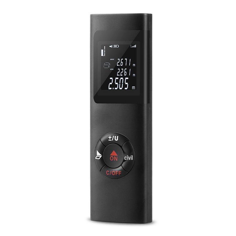 Мини-лазерный дальномер JQ40 - с USB-зарядкой, карманный измерительный инструмент высокой точности