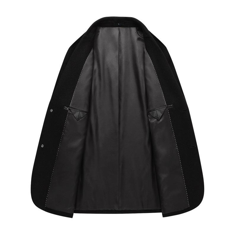 Повседневный костюм, осенне-зимний шерстяной костюм, мужской корейский вариант, тонкий шерстяной маленький костюм, мужская шерстяная куртка, верхняя часть