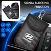 Car Key Case Signal Blocker Bag RFID Shielding Pocket For Hyundai i10 i20 Tucson Accent Elantra Santa fe Sonata Auto Accessories DD6