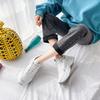 Женские массивные кроссовки   Модные кроссовки на платформе Женские  Кеды на танкетке Повседневная обувь для женщины Кожаная спортивная обувь Папины кроссовки
