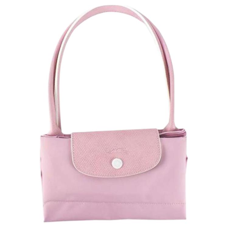 Longchamp Сумка Le Pliage Club из полиамидной канвы, сумка-пельмень, сумка через плечо, средняя, женская, розовая