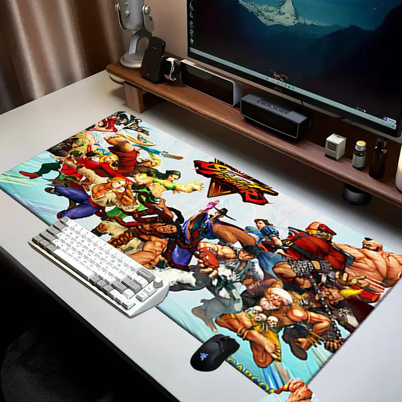 Street game Characters Mouse pad Office Desk Mat, Gaming Mouse Pad Mousepad, keyboard pad,Heavy-Duty Non-Slip Rubber Backing, Gift
