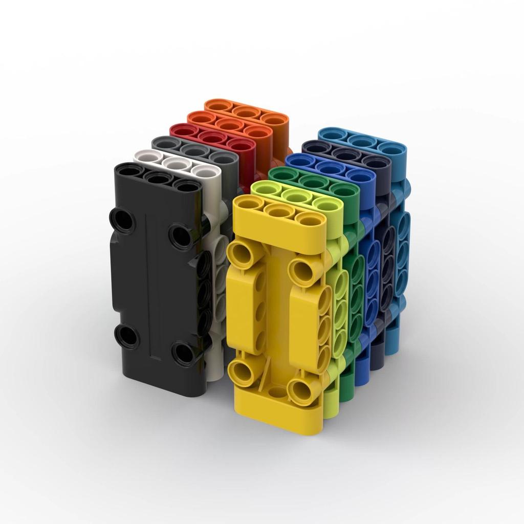 50 г Совместимые детали Lego 71709 Technic MOC Россыпью Панель 3x7 Соединяющиеся Образовательные Строительные Блоки