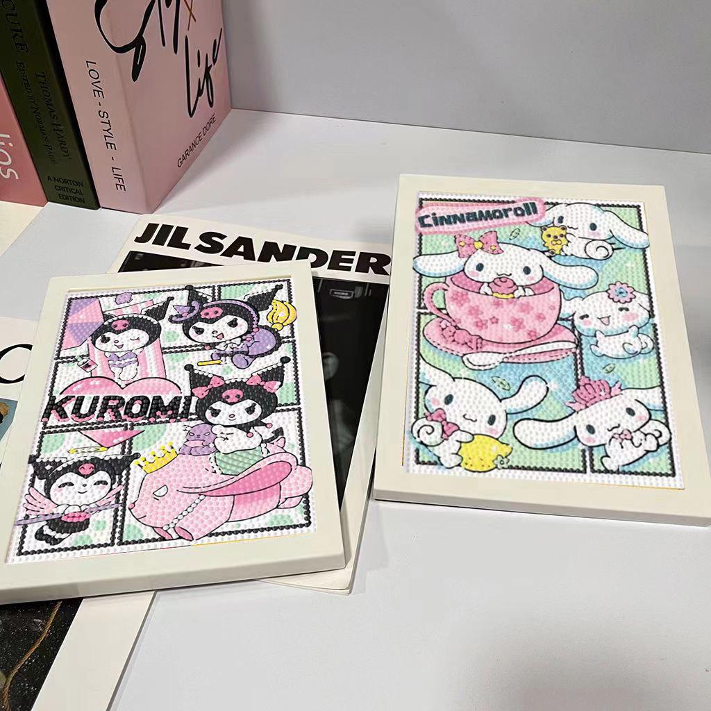 Набор для 5D-алмазной вышивки Sanrio в рамке – Образовательная игрушка для детей