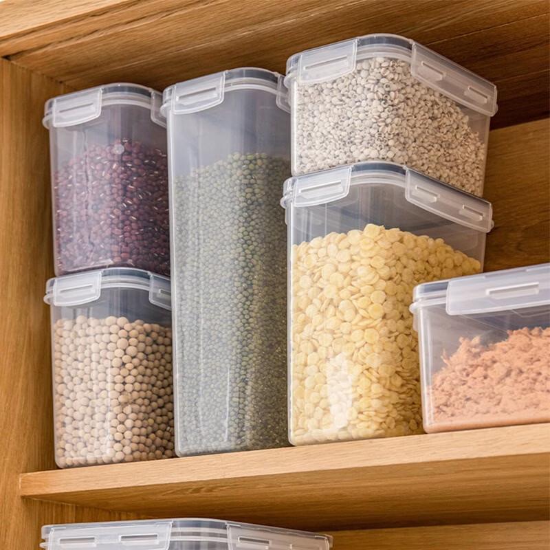 ZISIZ Прозрачный контейнер для хранения продуктов с крышкой, 2800 мл